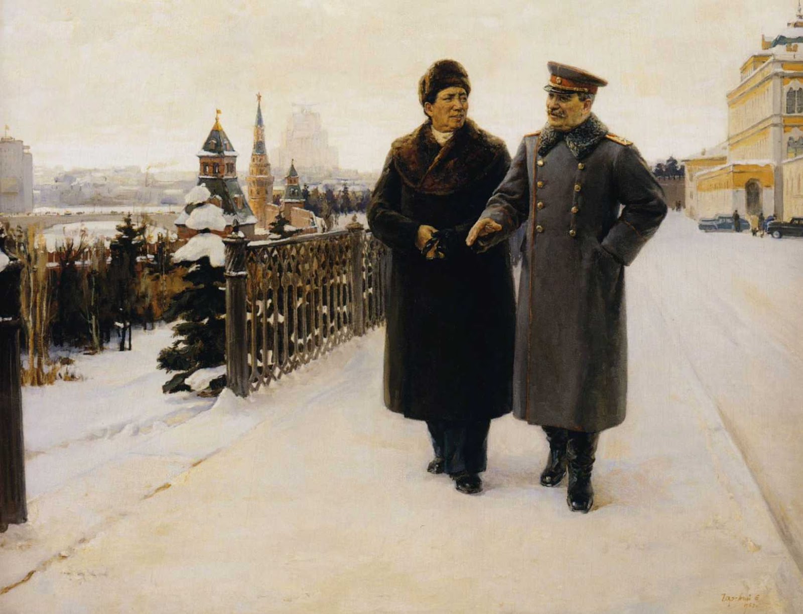 Чарский Евгений Гаврилович Россия 1919 1993 Сталин и Цеденбал 1953